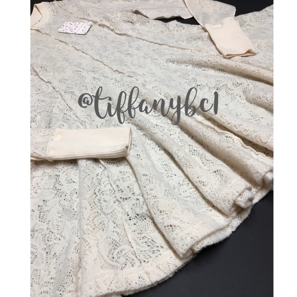 Free People Coffee in the Morning Lace Tunic - Picture 10 of 16